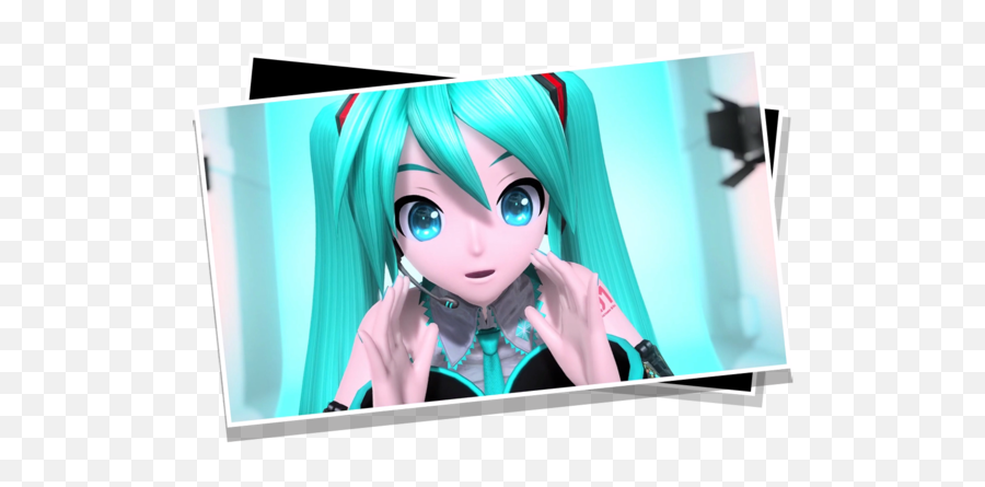 Hatsune Miku Project Diva Mega Mix - The Cutting Room Floor Cg Artwork Png,Miku Icon