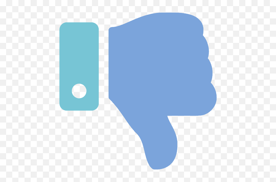 The Power Of Failure - Transparent Blue Thumbs Down Png,Thumb Down Icon