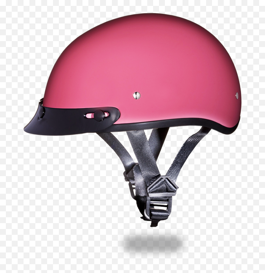 Daytona Skull Cap L Motorcycle Half - Pink Color Ladies Helmet Png,Pink And Black Icon Helmet