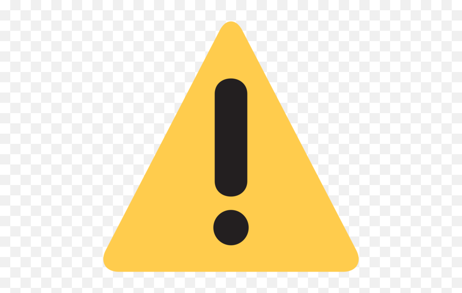 Warning Emoji - Exclamation Mark Png Yellow,Emjoi Icon