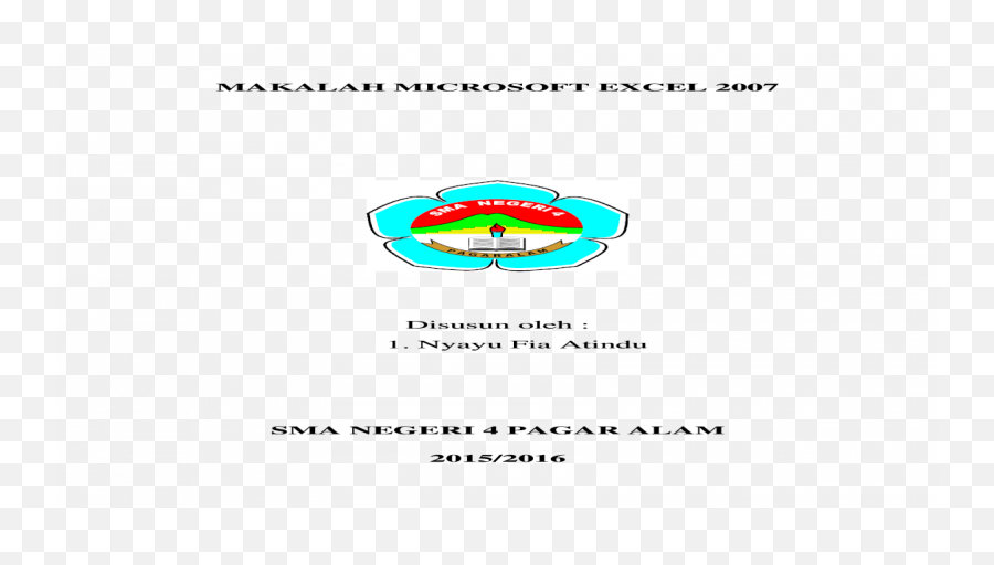 Makalah Microsoft Excel 2007doc - Vertical Png,Fungsi Icon Microsoft Excel 2007