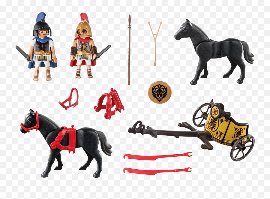 Achilles And Patroclus With Chariot - 70469 Playmobil Achilles Png,Chariot Icon