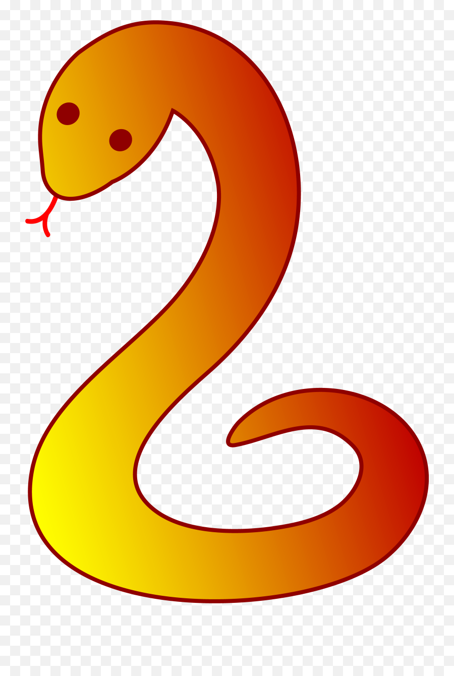 Download Cobra Snake Clipart - Red Snake Clipart Png,Snake Clipart Png