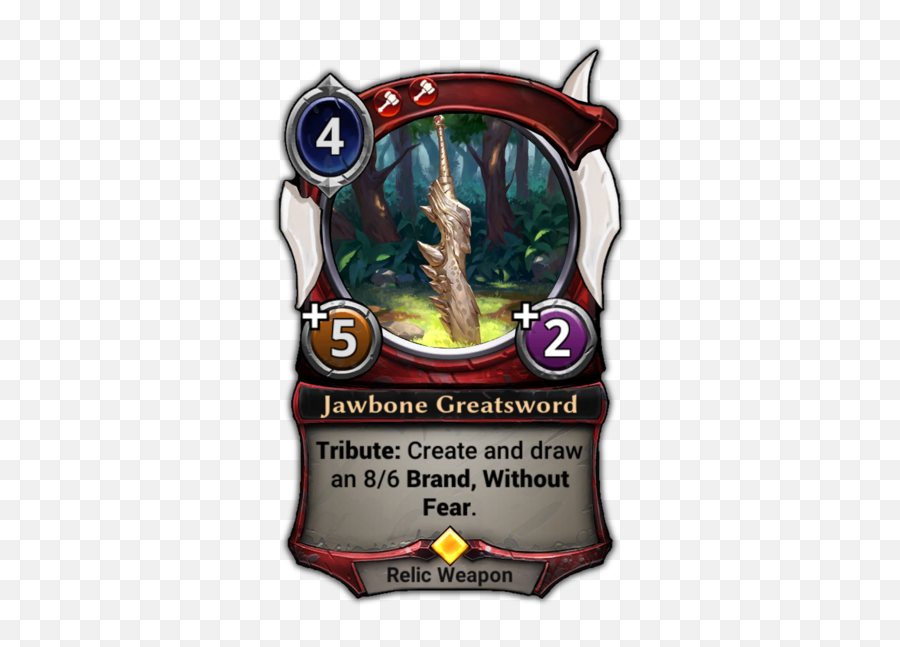 Jawbone Greatsword - Eternal Card Game Eilyn Png,Jawbone Icon The Hero