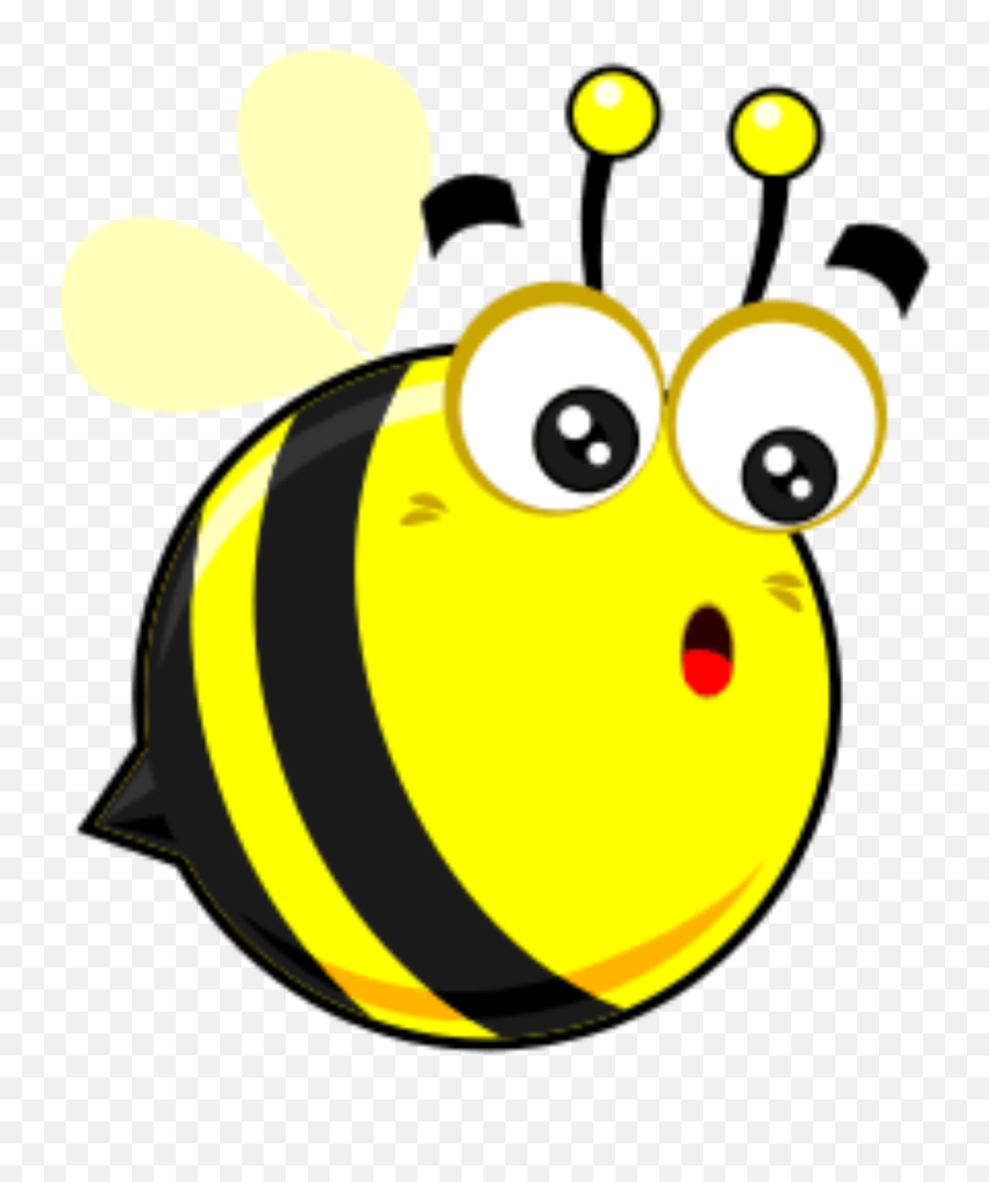 Bee Coloring Pages - Kids Drawing Hub Surprised Bee Clipart Png,Cute Bee Icon
