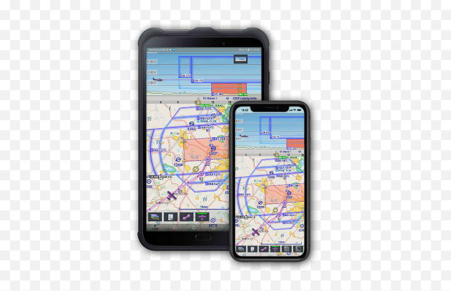 Vfr Flight Planning U0026 Navigation App - Easyvfr 4 Tracking Device Png,Android Map Icon