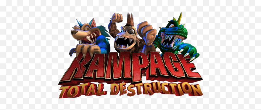 Rampage Total Destruction Wii Monsters Head Icons Tier - Wii Rampage Total Destruction Png,Monster Head Icon