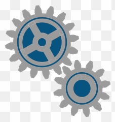 Gdm - Updates Clock Gears Logo png