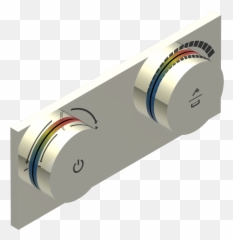 Trim For Electronic Wall - mounted bath control onoff and Cylinder png