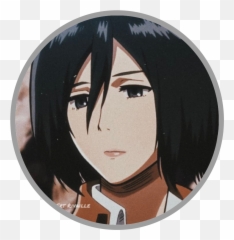 Mikasaackerman Mikasa Sticker By Denimflqme - Gloucester Road Tube Station Png,Anime Girl Icon Tumblr