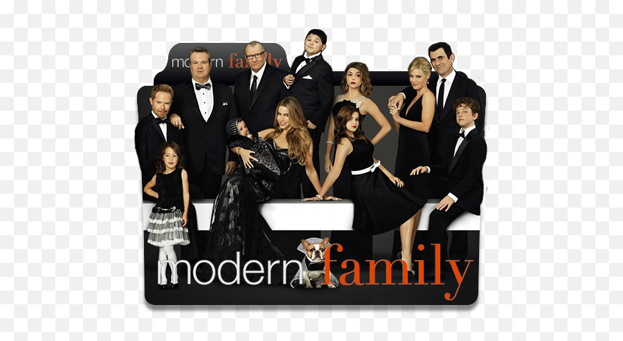 Modern Family Folder Icon - Designbust Transparent Modern Family Png,Family Dinner Icon