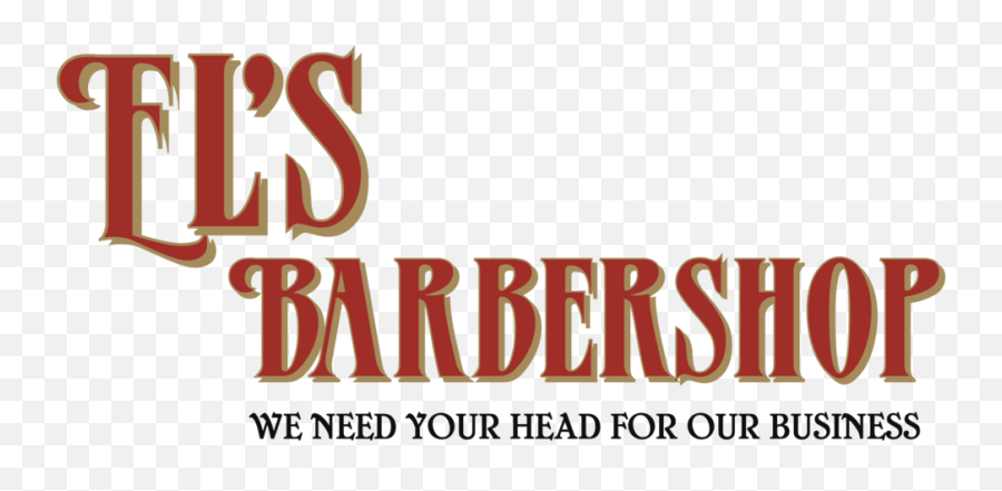 Els Barbershop Official Brand Assets - Poster Png,Barber Shop Logos