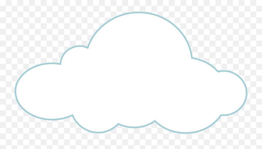 Cloud Vector Png Clipart - Cloud Template Free Printable,White Cloud Png