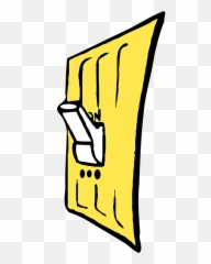 Light Switch Yellow - Free Vector Graphic On Pixabay Light Switch Clip Art Png,Electrical Png