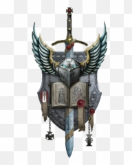 Transparent Background Warhammer Art Grey Knights - Warhammer 40k Grey Knights Symbol Png,Ghost Transparent Background