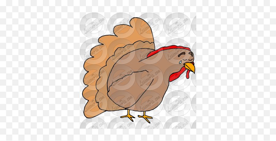 Sad Turkey Clipart Png Big Pictures - Cartoon,Turkey Clipart Png