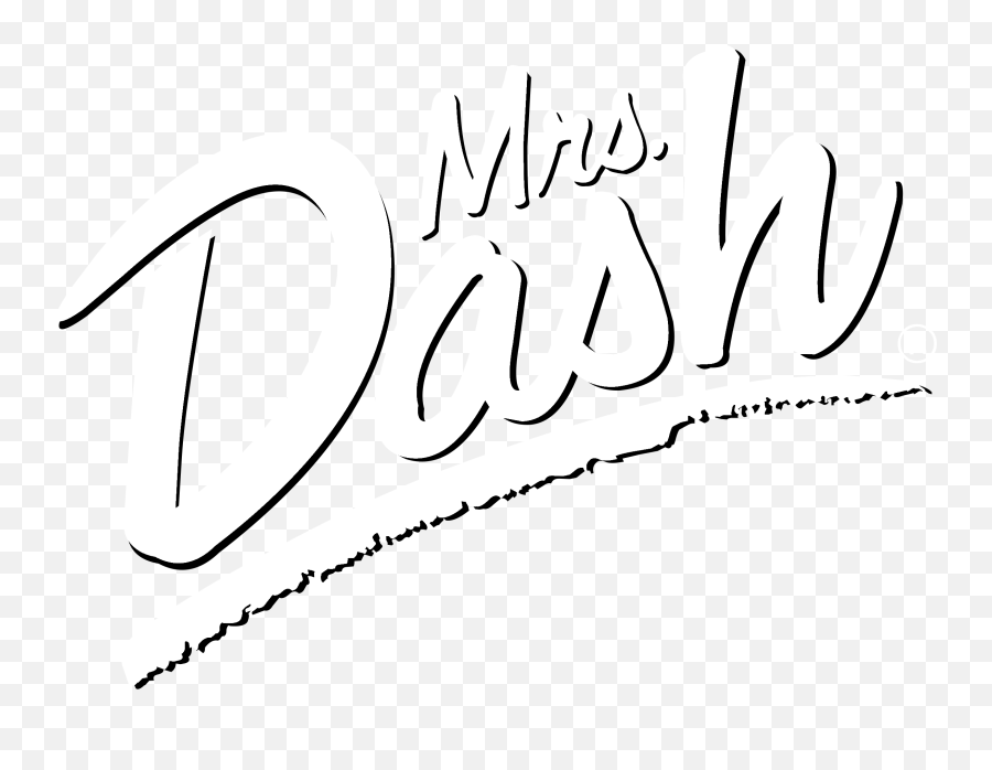 Mrs Dash Logo Png Transparent U0026 Svg Vector - Freebie Supply Calligraphy,Dash Line Png