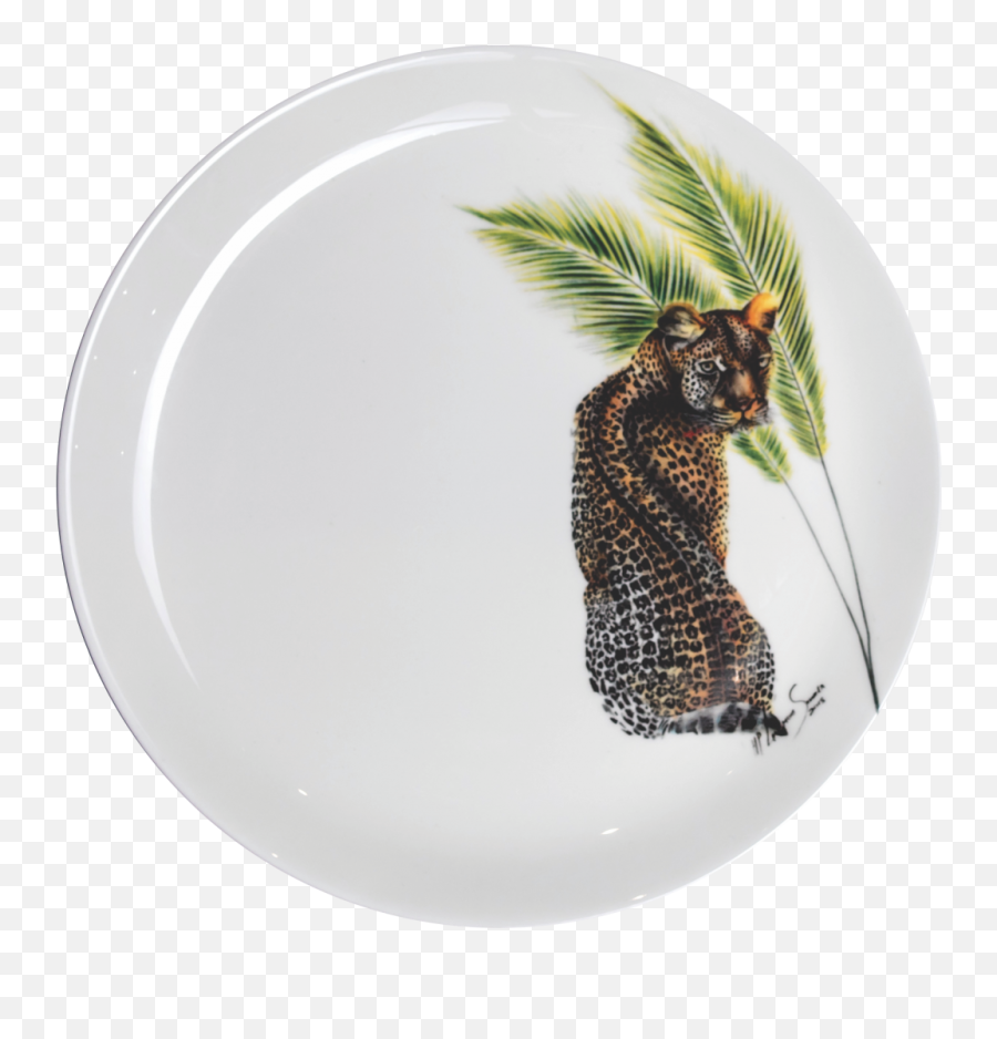 Leopard Paradise Png Dinner Plate