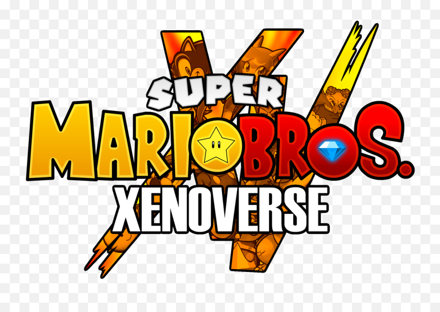 Super Mario Logo Png - Super Mario Logo Png 3481046 Vippng Dragon Ball Xenoverse,Super Mario Brothers Logo