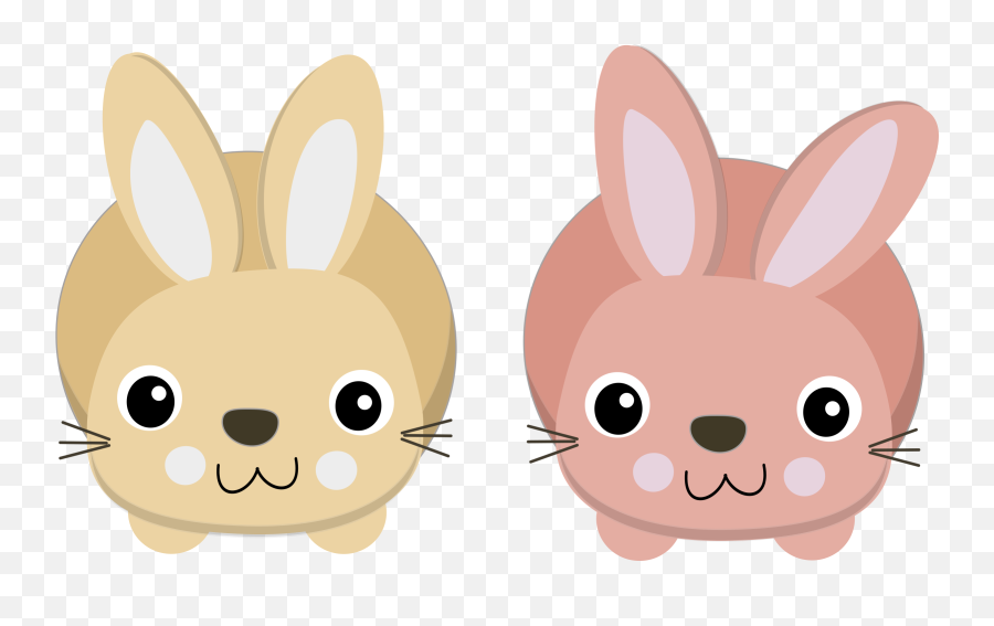 Clipart Eye Bunny Transparent Free For - Clipart Cute Bunnies Png,Bunny Clipart Png