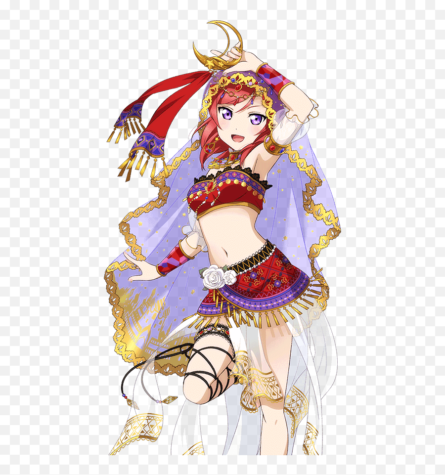 878 Nishikino Maki Sr - Love Live Arabian Nights Png,Transparent Dancer