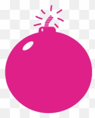 Barbie Pink Bomb 3 Icon - Free barbie icons Bomb Black png