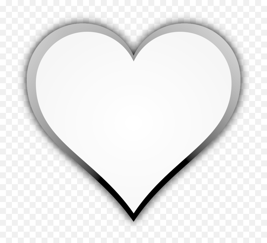Download Heart Black And White Shape Computer Icons - Heart Png,White Shape Png