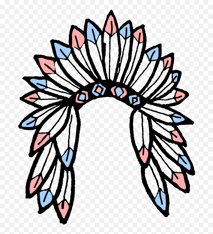 Native American Headdress Transparent - Native American Headdress Clipart Png,Headdress Png