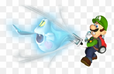Download Luigi Heart Ghost - Transparent Mansion png