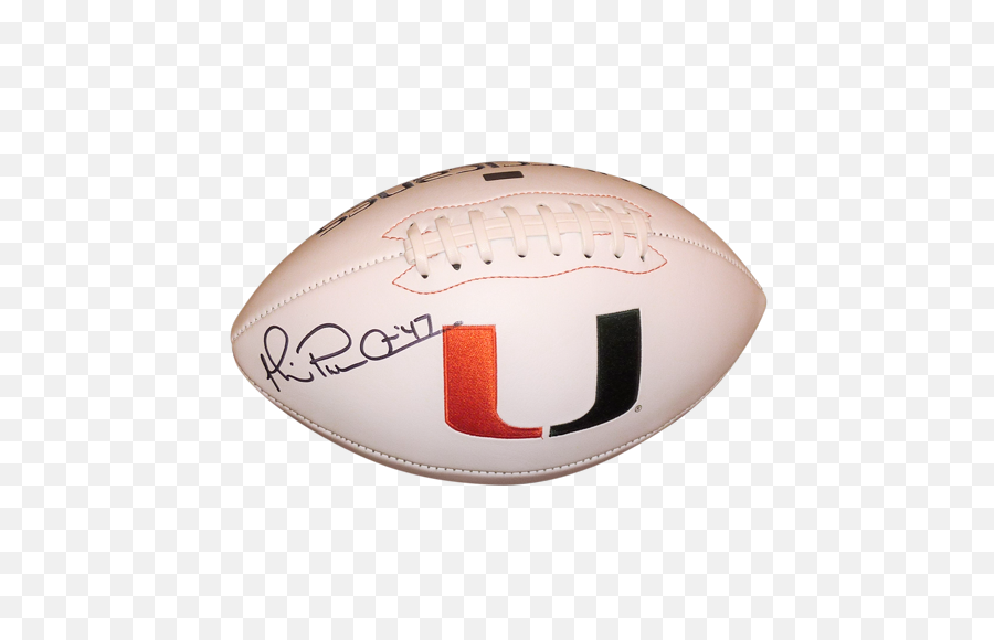 Download Michael Irvin Autographed - American Football Png,Miami Hurricanes Logo Png