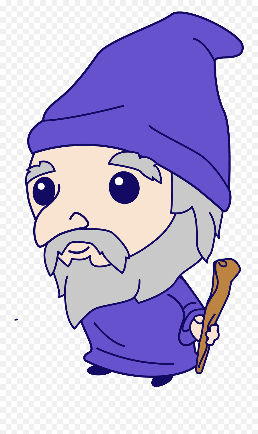 Wizard Beard Png - Small Wizard Cartoon,Wizard Beard Png