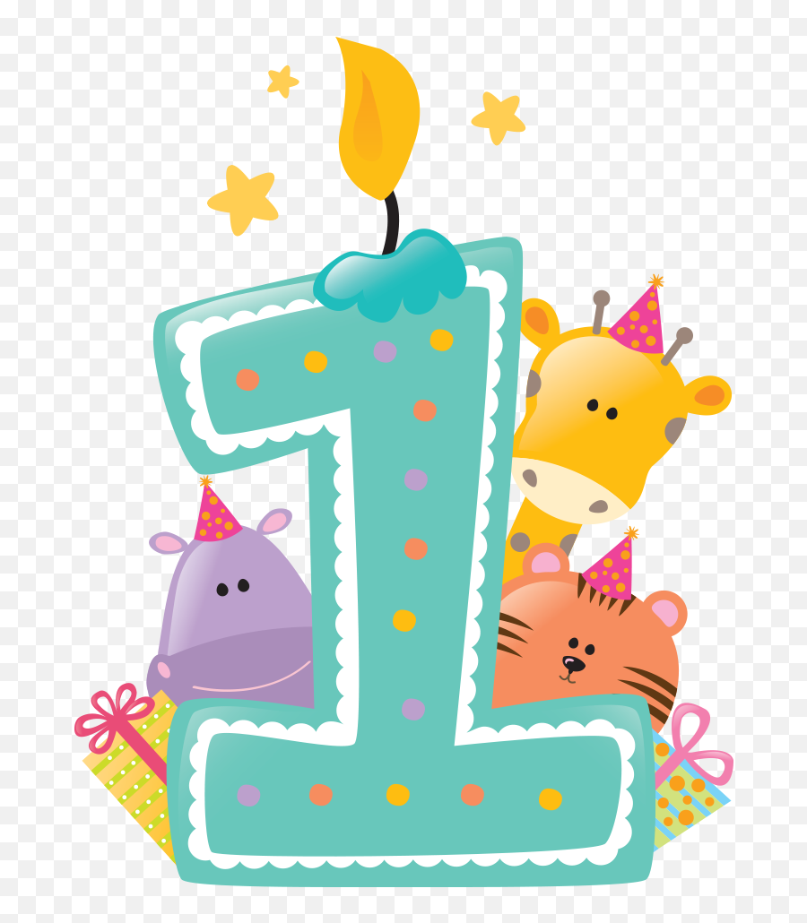 Happy First Birthday Png Svg Free Stock - Happy 1st Birthday Png,First Birthday Png
