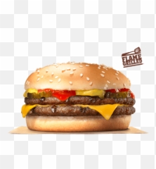Double Cheeseburger - Double Cheese Burger King Full Size Cheese Burger King Burger Png,Burger King Png