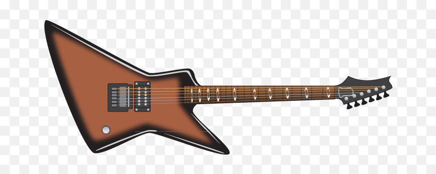 Guitar Vector Png - Gibson 1980 E2 Explorer,Guitar Vector Png