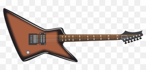 Guitar Vector Png - Gibson 1980 E2 Explorer