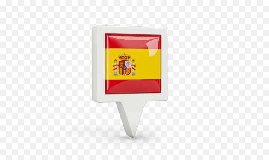 Square Pin Icon - Spain Flag Png,Pin Icon Png