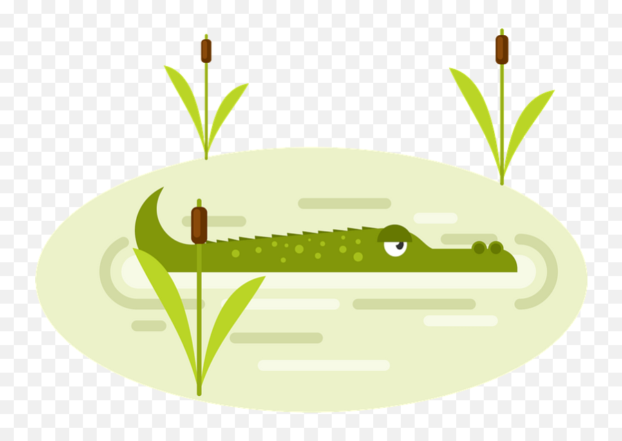 Crocodile In Water Clipart Free Download Transparent Png - Illustration,Water Clipart Png