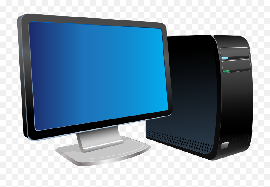 Download Hd Computer Png Transparent - Transparent Background Computer Clipart,Computer Transparent Background