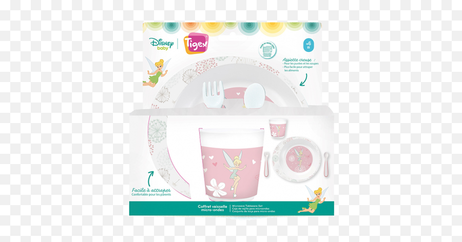 Tinker Bell Crockery Kit Tigex - Disney Png,Tinker Bell Png