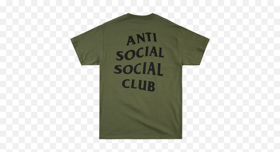 Anti Social Club Assc Army Green - Unisex Png,Anti Social Social Club Logo