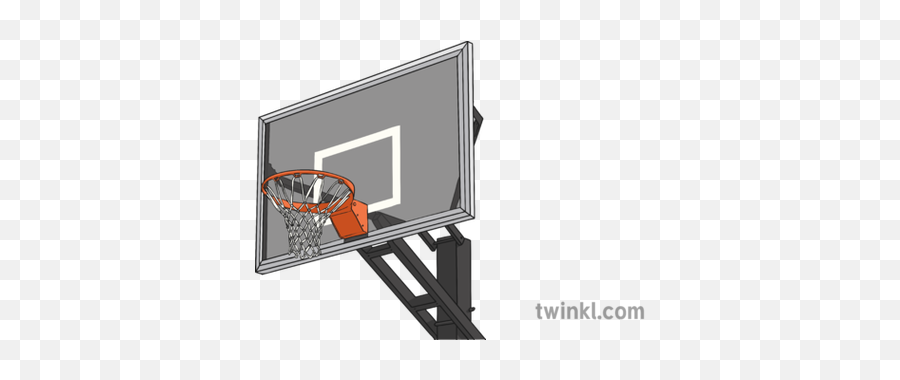 Basketball Hoop Illustration - Twinkl Basketball Rim Png,Basketball Hoop Png