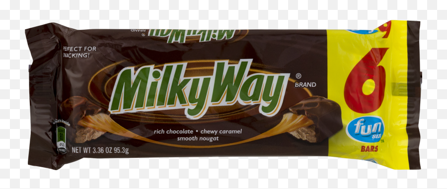 Milky Way Milk Chocolate Fun Size Candy Bars Bag - Milky Way Candy Bar Png,Candy Bar Png