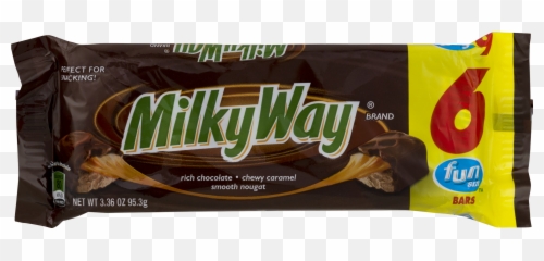 Milky Way Chocolate Fun Size Candy Bars Bag - png
