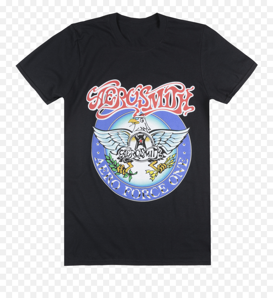 Aerosmith Aero Force T Shirt Mens Black Classic Rock Music - Aerosmith Png,Xxxtentacion Hair Png