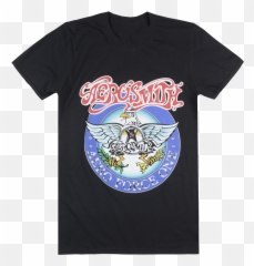 Aerosmith Aero Force T Shirt Mens Black Classic Rock Music - Aerosmith Png,Xxxtentacion Hair Png
