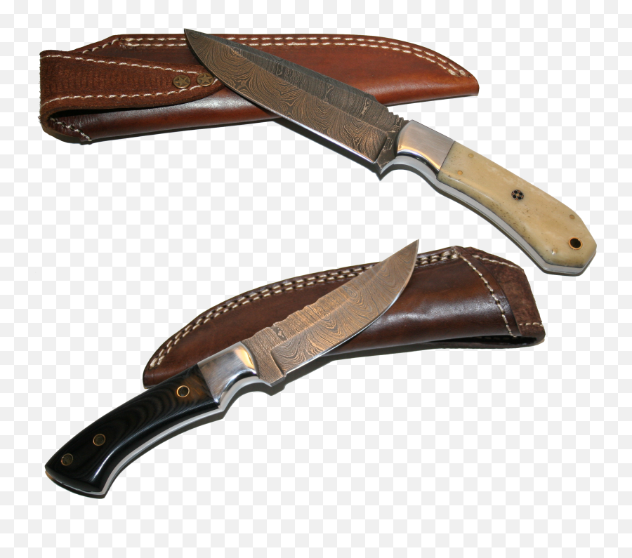 Olympus Blades Hand Made Damascus Knives - Solid Png,Knives Png