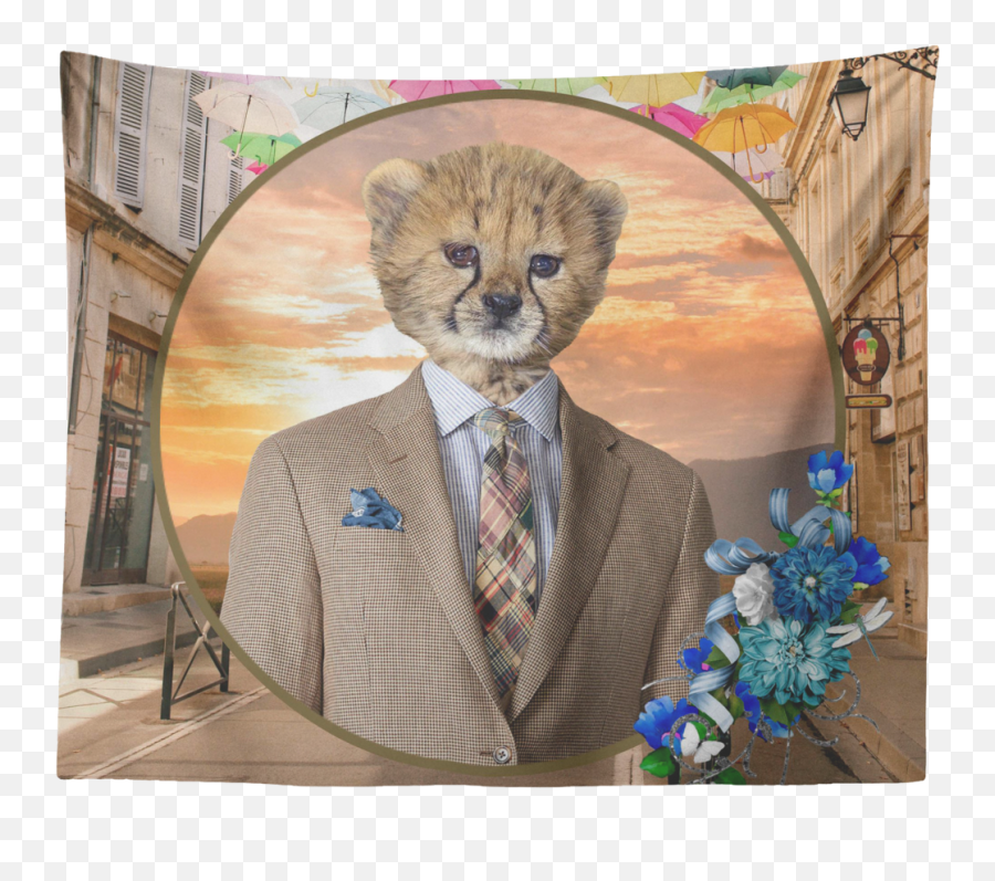 Chester Cheetah Tapestry - Picture Frame Png,Cheetah Transparent