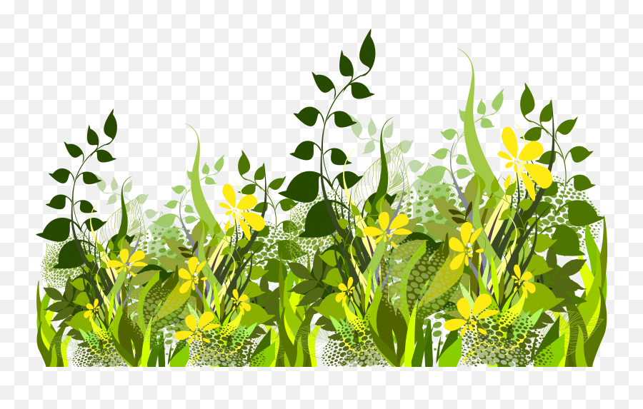Grass Decoration Clipart Image - Decorate Grass Png Fondo De Plantas Verdes,Grass Transparent
