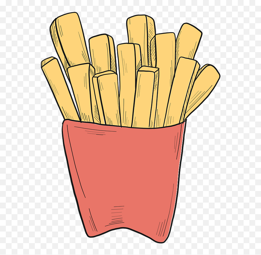 French Fries Clipart Free Download Transparent Png Creazilla - Solid,French Png