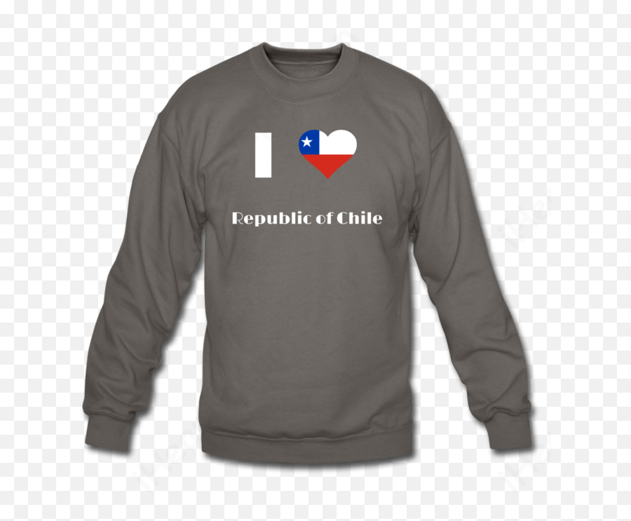 I Love Republic Of Chile Flag Mens Sweatshirt - Historically Black Colleges And Universities Png,Chile Flag Png